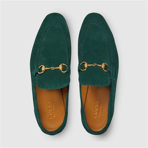 Mocassino Gucci Jordaan uomo in pelle scamosciata .